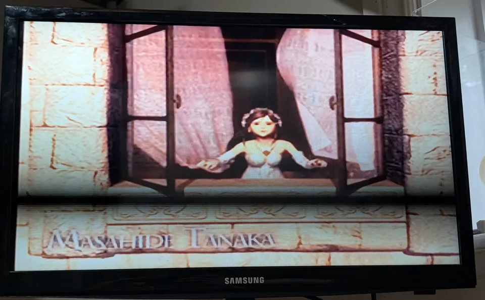 La vidéo d’ouverture, avec le générique. La vidéo, c’est exigeant pour un laser de PS1, et celui-là n’a pas bronché.